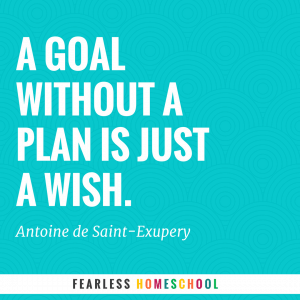 A goal without a plan is just a wish - Antoine de Saint-Exupury quote